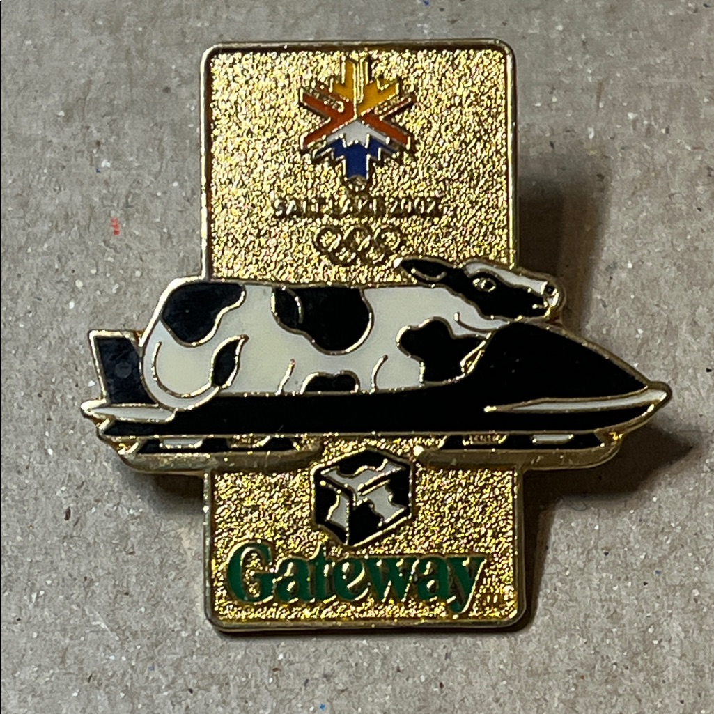 Vintage Commemorative Pin From 2002 Winter Olympics In Salt Lake City, Utah